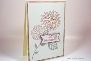 Blumen-Geburtstagskarte mit Stampin' Up!