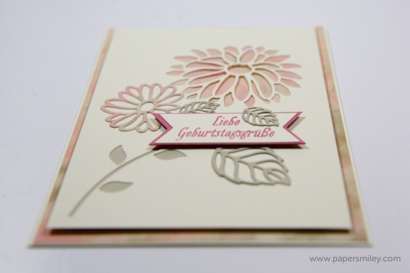 Blumen-Geburtstagskarte mit Stampin' Up!