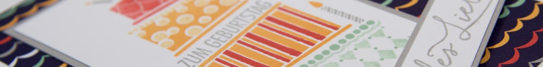 Geburtstagstorte mit Stampin' Up!