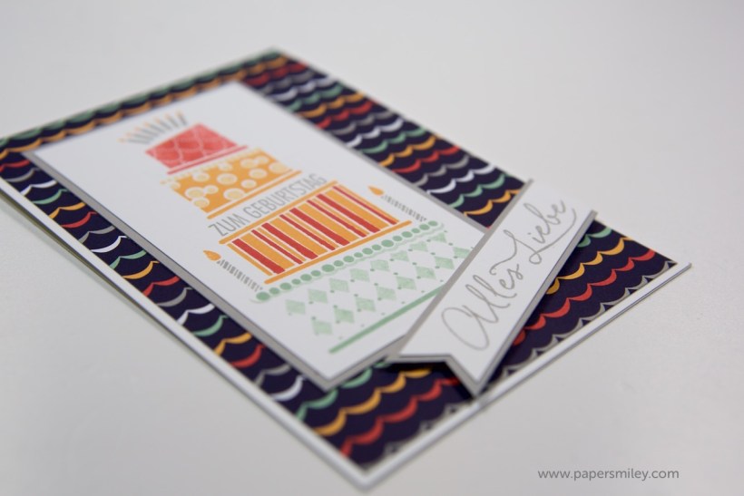 Geburtstagstorte mit Stampin' Up!