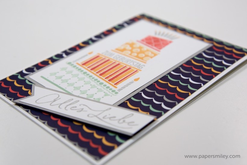 Geburtstagstorte mit Stampin' Up!