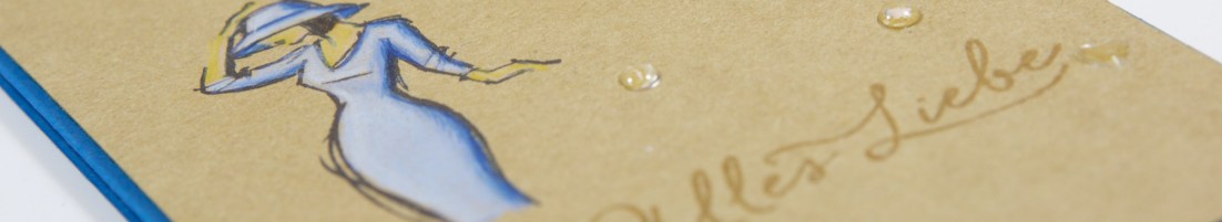 Einfache Karte mit Stil von Stampin Up