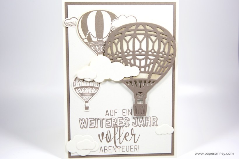 Geburtstagskarte mit Ballon mit Stampin Up