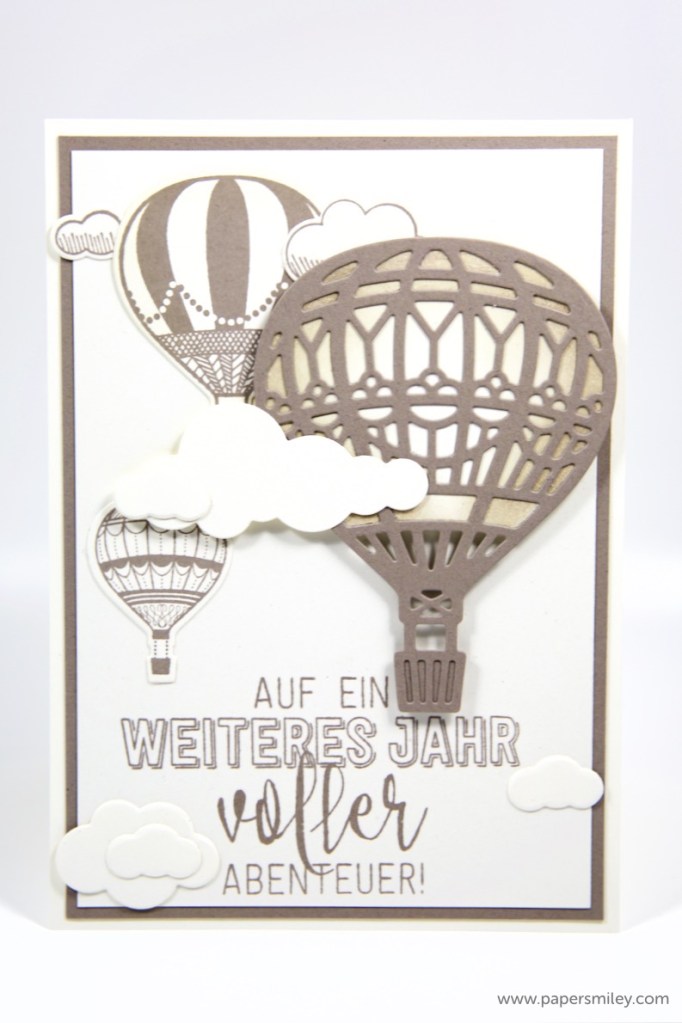 Geburtstagskarte mit Ballon mit Stampin Up