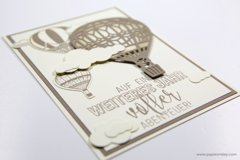 Geburtstagskarte mit Ballon mit Stampin Up