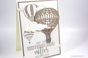 Geburtstagskarte mit Ballon mit Stampin Up