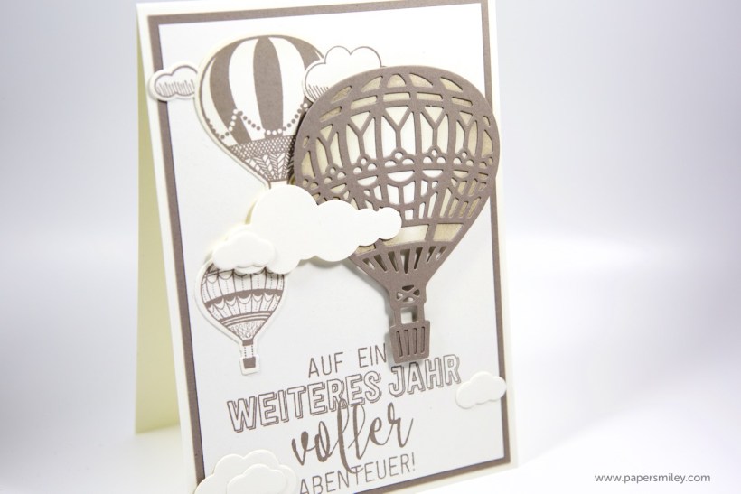 Geburtstagskarte mit Ballon mit Stampin Up