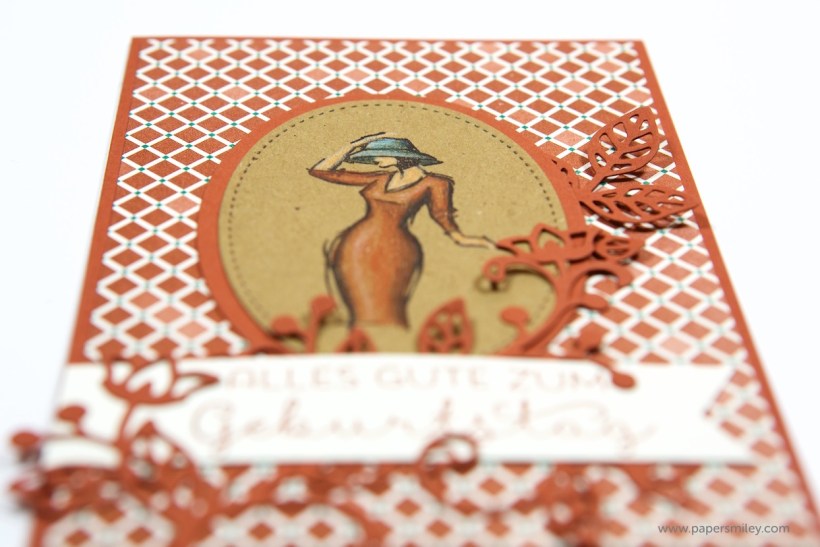 Geburtstagskarte mit Ranken mit Stampin Up