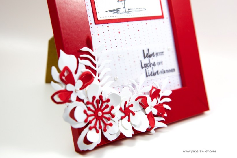 Blumen-Bilderrahmen mit Stil mit Stampin Up