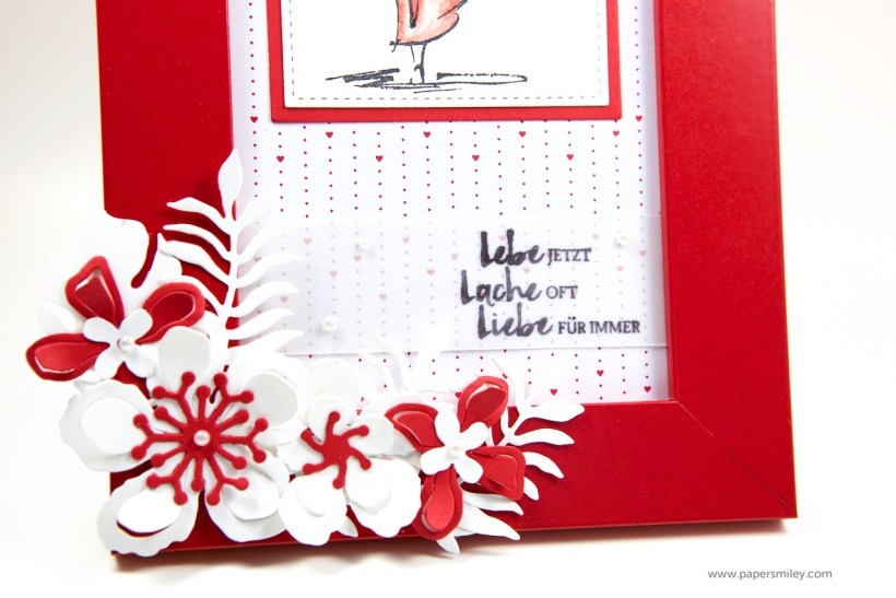Blumen-Bilderrahmen mit Stil mit Stampin Up
