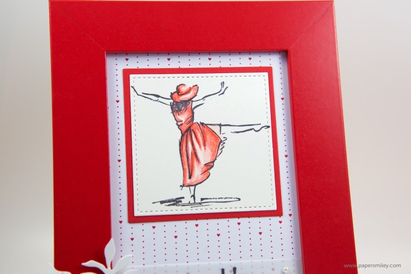 Blumenbilderrahmen mit Stampin' Up!