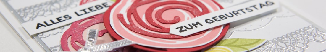 Geburtstagskarte mit Spitze mit Stampin' Up!