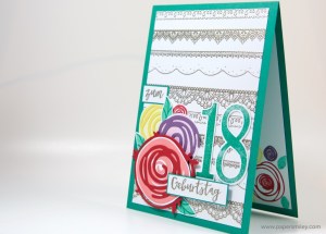 Geburtstagskarte mit Spitze mit Stampin' Up!