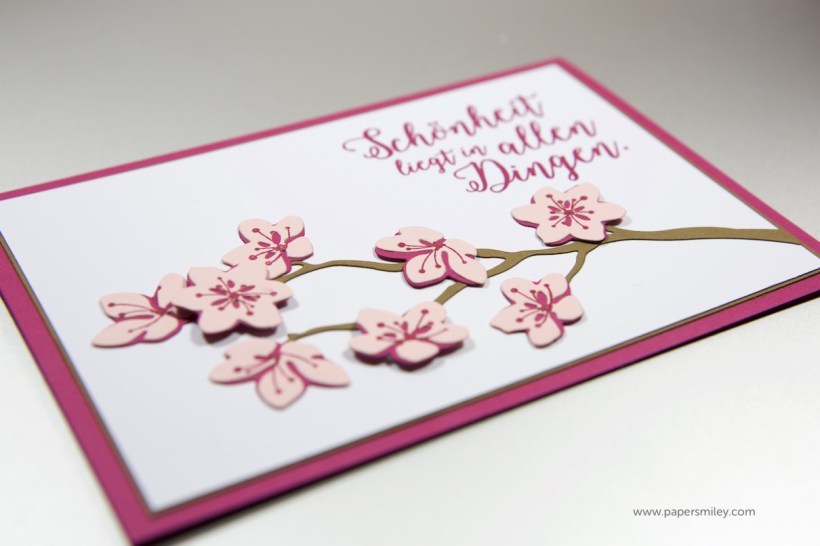 Blütenzweig-Karte mit Stampin' Up!