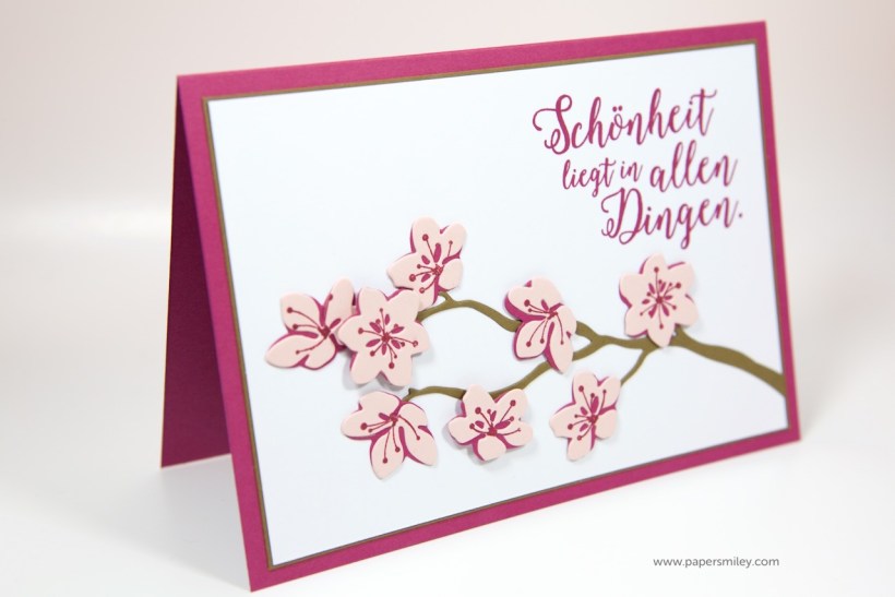 Blütenzweig-Karte mit Stampin' Up!