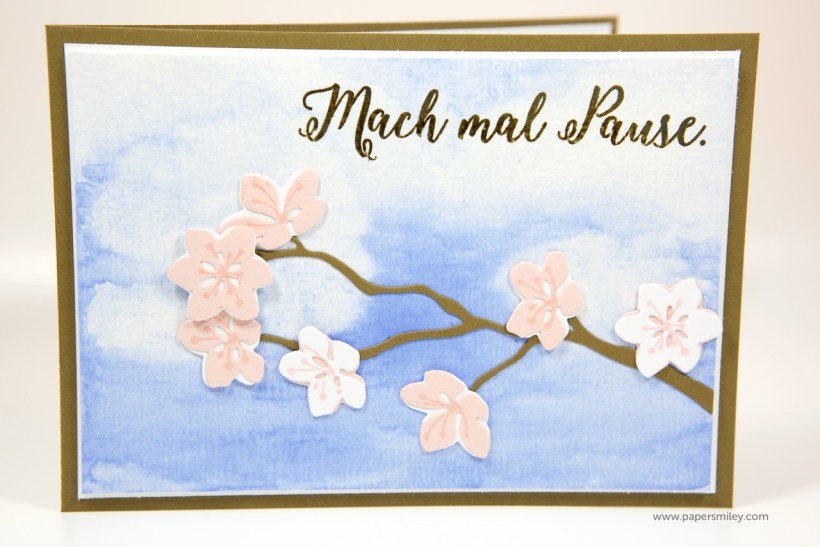 Blütenzweig-Karte mit Stampin' Up!