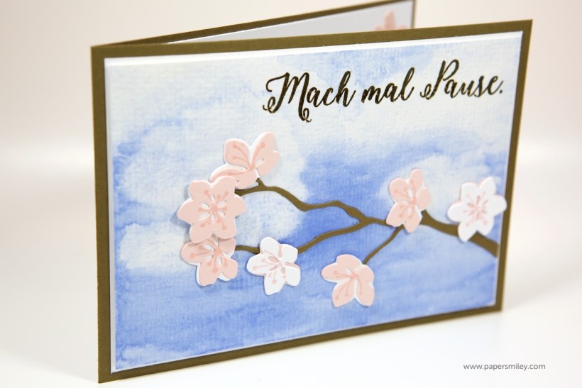 Blütenzweig-Karte mit Stampin' Up!