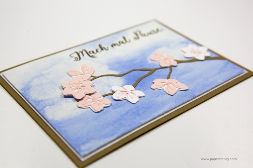 Blütenzweig-Karte mit Stampin' Up!