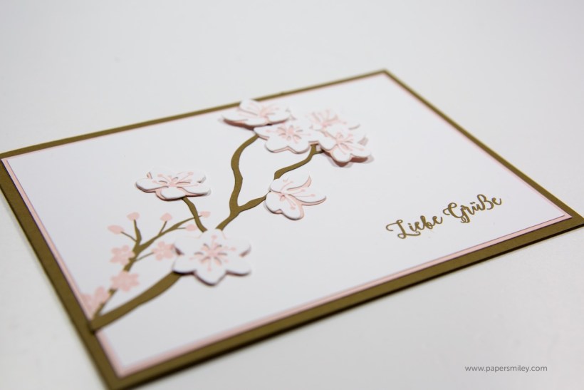 Blütenzweig-Karte mit Stampin' Up!