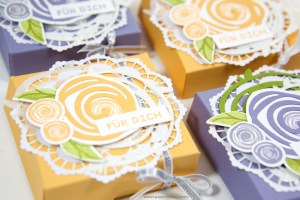 Verpackung für kleine Yankee Candle mit Stampin' Up!