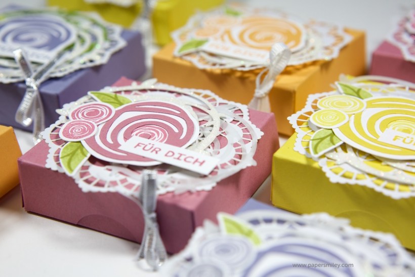 Verpackung für kleine Yankee Candle mit Stampin' Up!