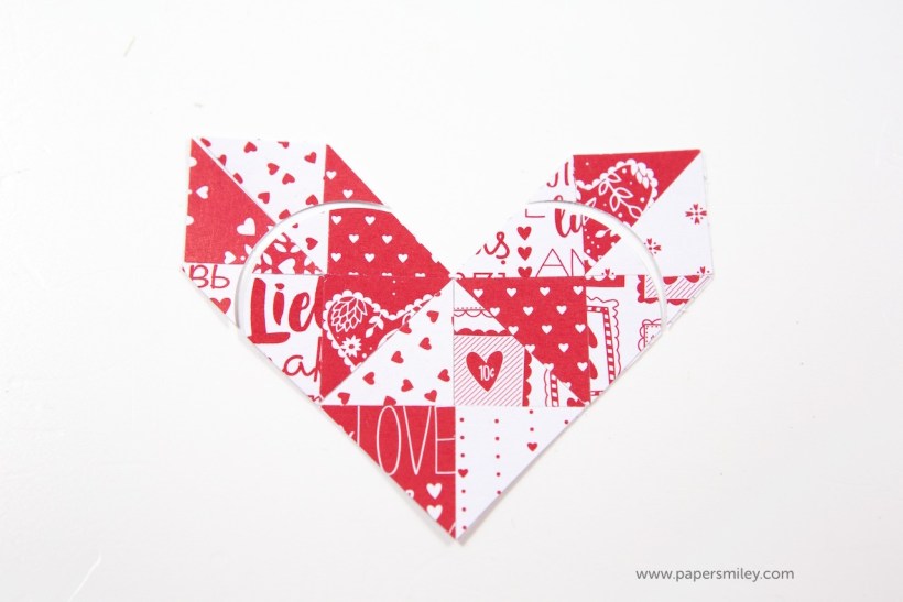 Muttertagskarte mit Quilt-Herz mit Stampin' Up!