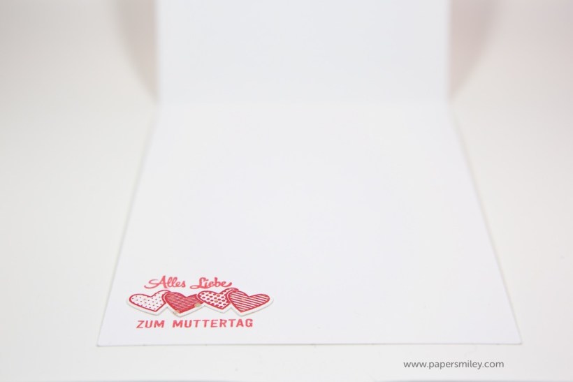 Muttertagskarte mit Quilt-Herz mit Stampin' Up!