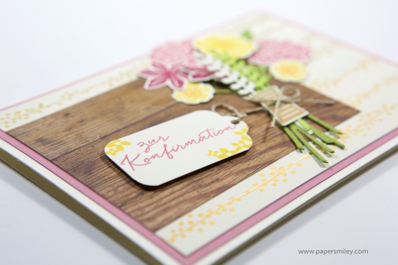 Konfirmationskarte mit Stampin' Up!