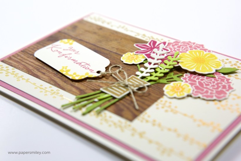 Konfirmationskarte mit Stampin' Up!