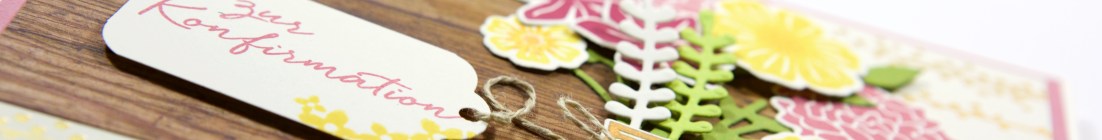 Konfirmationskarte mit Stampin' Up!