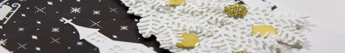 Weihnachtskarte mit Tanne