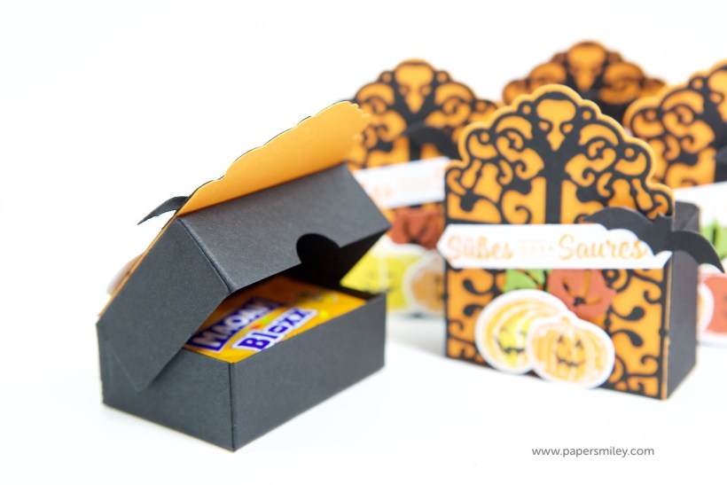 Halloween-Boxen mit Ziertor mit Stampin Up