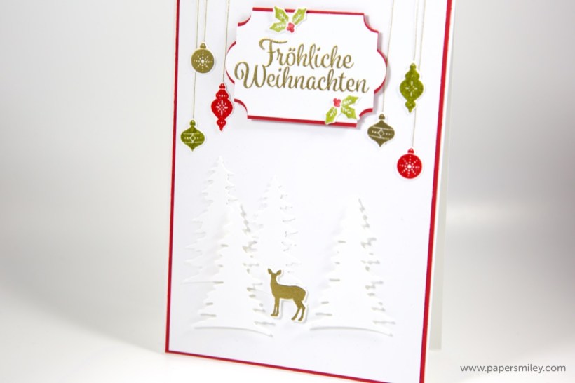 Festtagsdesign-Karte mit Stampin Up!
