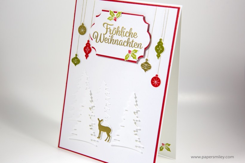 Festtagsdesign-Karte mit Stampin Up!