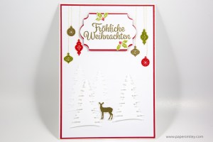 Festtagsdesign-Karte mit Stampin Up!