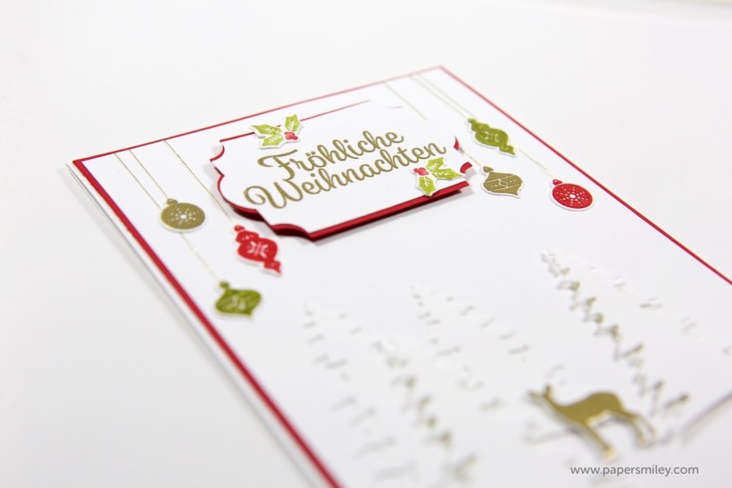 Festtagsdesign-Karte mit Stampin Up!