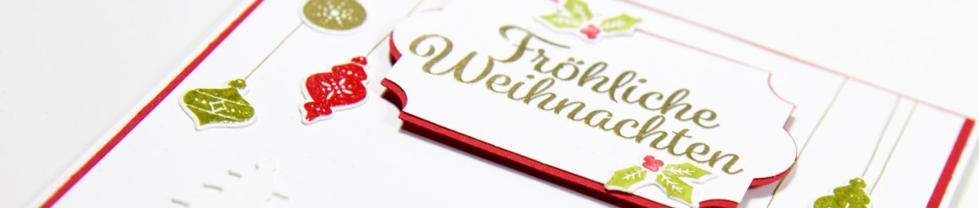Festtagsdesign-Karte mit Stampin Up!