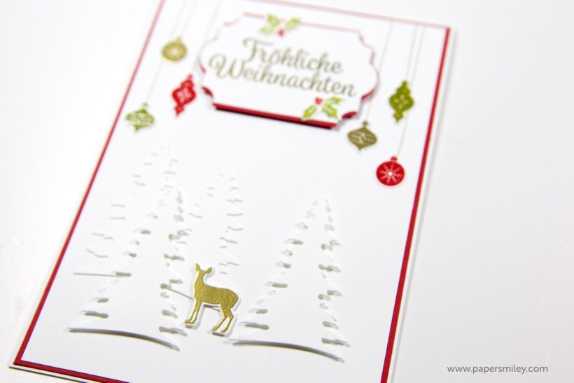 Festtagsdesign-Karte mit Stampin Up!