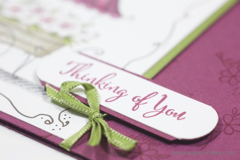 Karte mit Sweetest Thoughts von Stampin' Up!