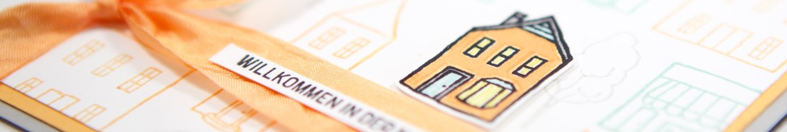 Willkommenskarte zum Einzug mit Stampin' Up!
