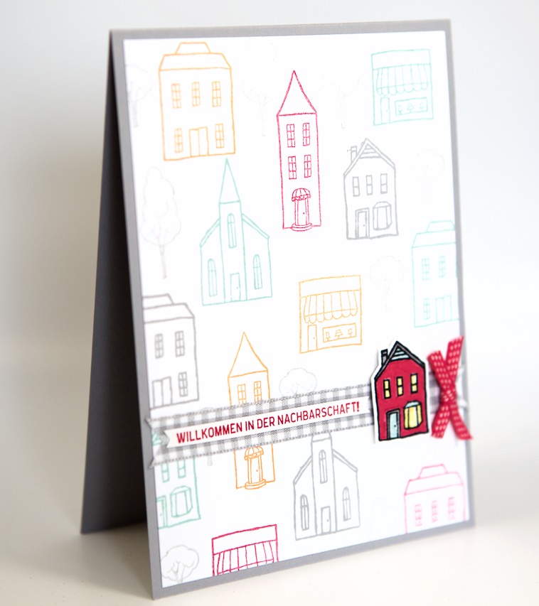 Willkommenskarte zum Einzug mit Stampin' Up!