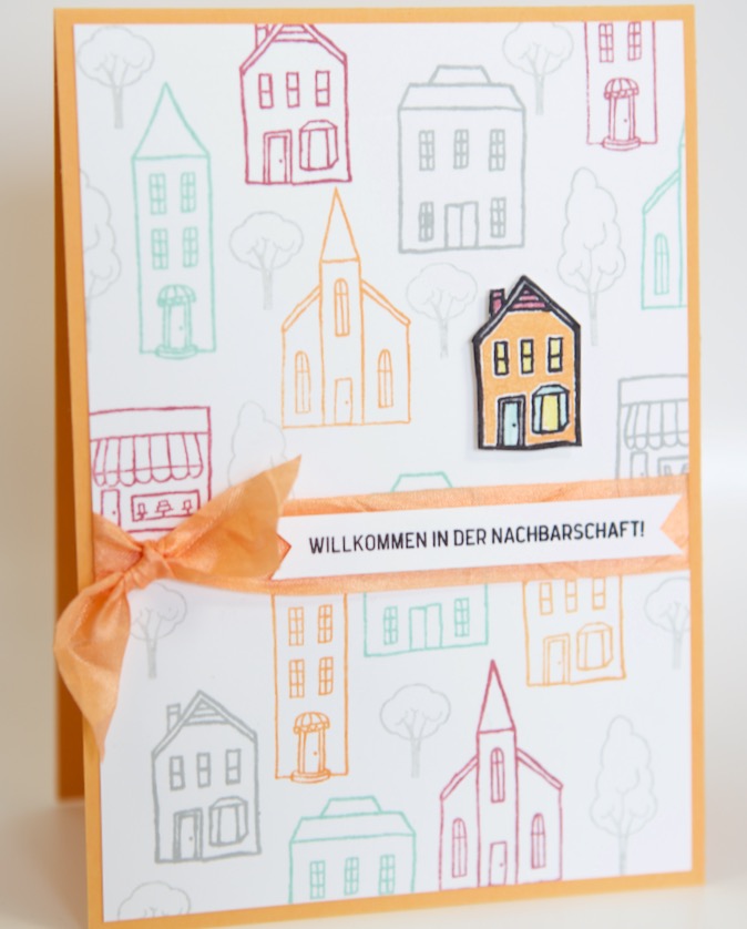 Willkommenskarte zum Einzug mit Stampin' Up!