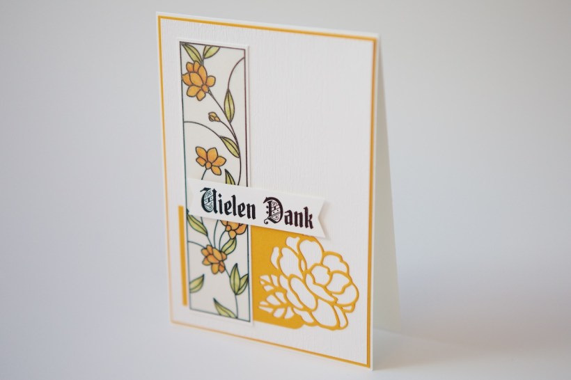 Buntglas-Karte mit Stampin' Up!