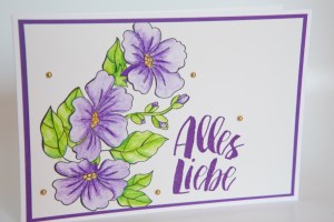 Grußkarte mit Farbenspiel der Jahreszeiten von Stampin' Up!