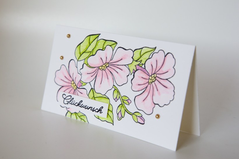 Grußkarte mit Farbenspiel der Jahreszeiten von Stampin' Up!