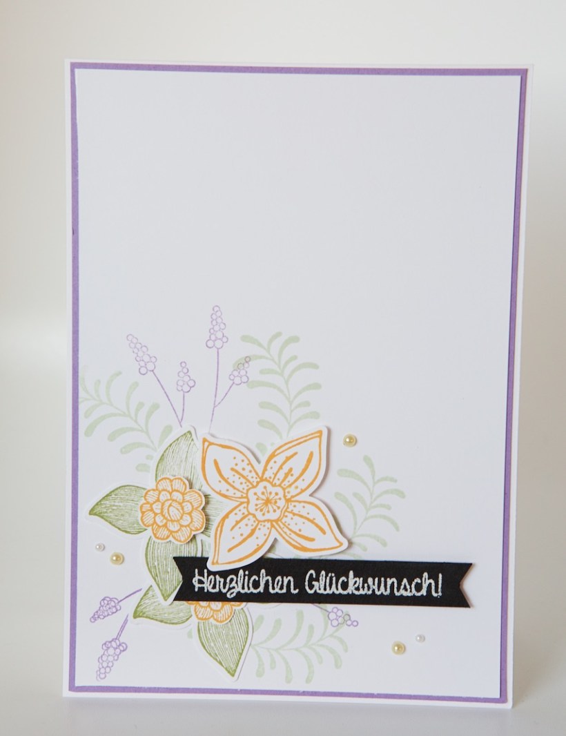 Geburtstagskarte mit Pop of Petals von Stampin' Up!