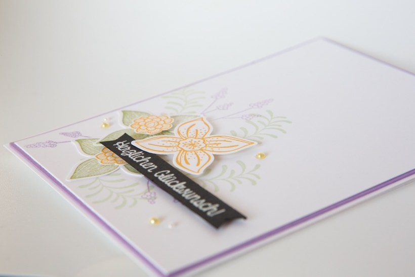 Geburtstagskarte mit Pop of Petals von Stampin' Up!