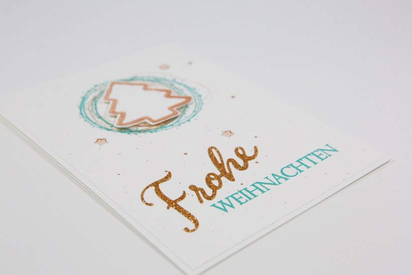 Simple Weihnachtskarte mit Stampin' Up!