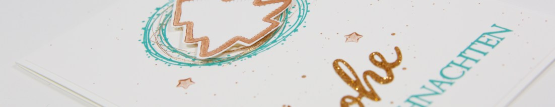 Simple Weihnachtskarte mit Stampin' Up!