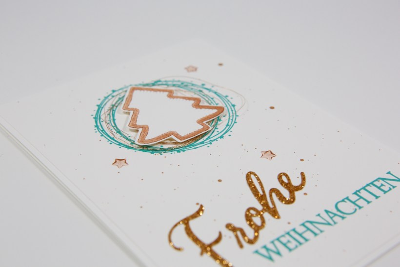 Simple Weihnachtskarte mit Stampin' Up!